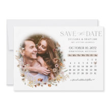 Wildblommor Watercolor Blommigt Calendar & Photo S