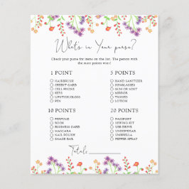 Wildblommor Whats in you purse match