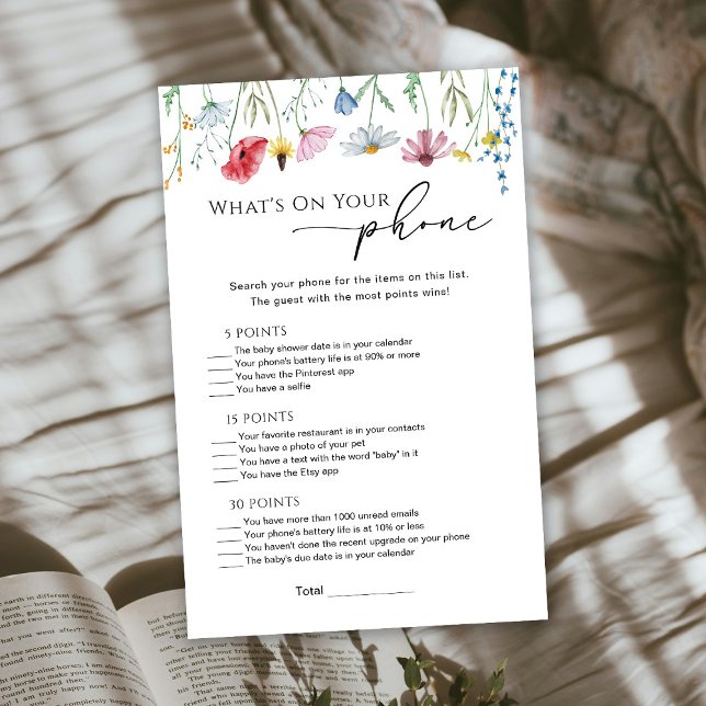 Wildblommor What's on Your Mobil Baby Game (Skapare uppladdad)