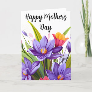 WildblomMors dag Tack Kort
