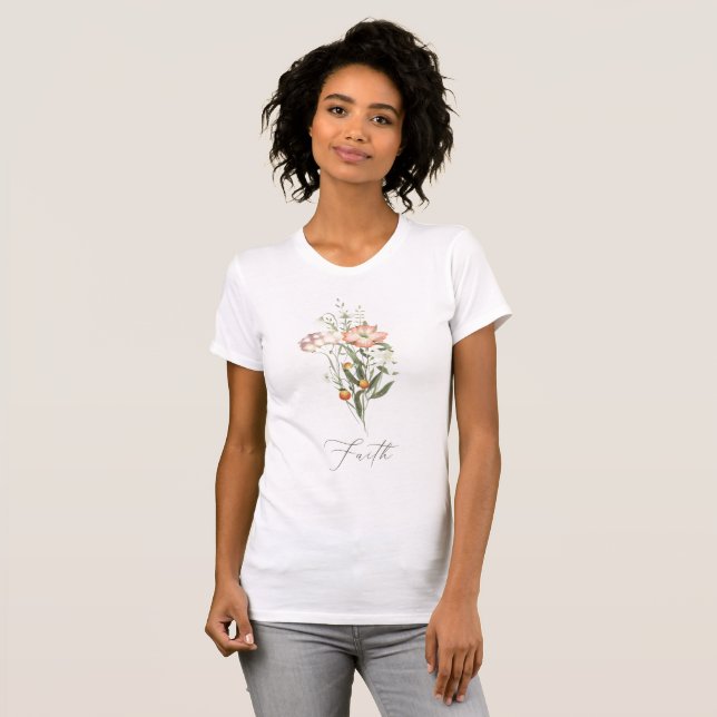 Wildblommors tro t shirt (Hel framsida)