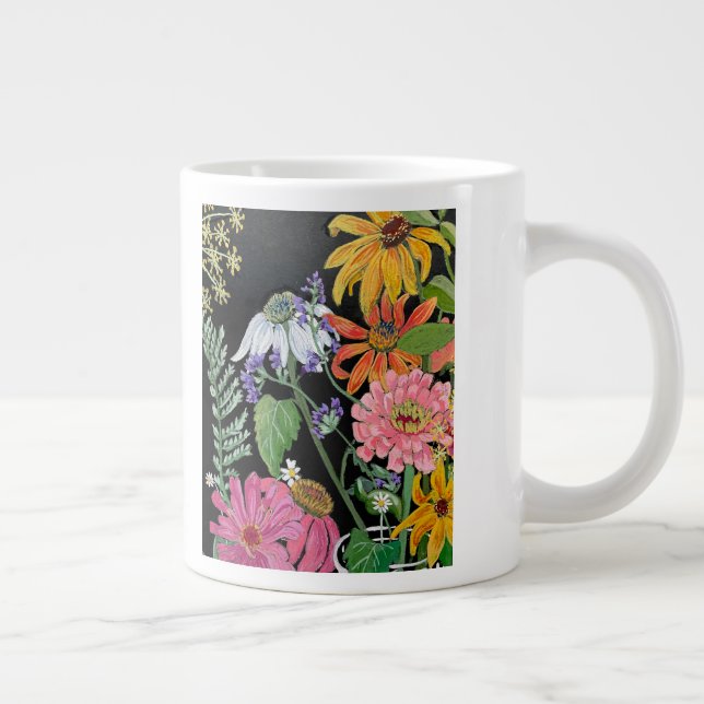 Wildblommugg Jumbo Mugg (Höger)