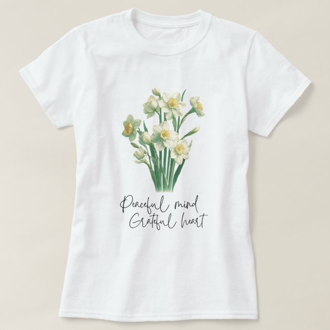 WildblomNarcissus T Shirt (Design framsida)