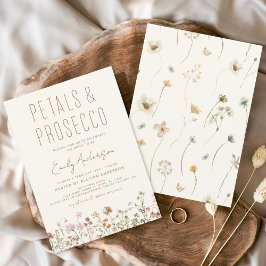 WildblomPetals & Prosecco Möhippa Inbjudningar