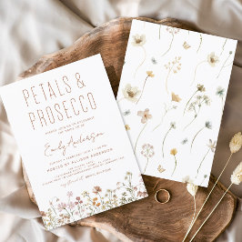WildblomPetals & Prosecco Möhippa Inbjudningar