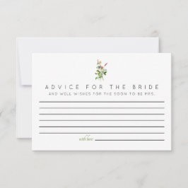 Wildblområdgivning för Bride Cards OSA Kort