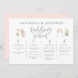 Wildblomrocka bröllop helg, modern ruttväg