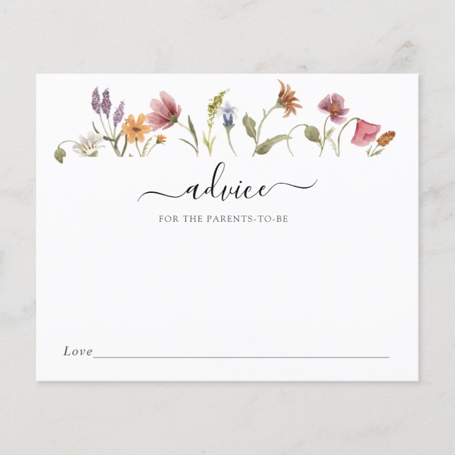 Wildbloms Baby Advice for the Parents to be (Framsida)