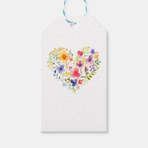 Wildbloms Blommigt Botanical Carry Natures skönhet Presentetikett