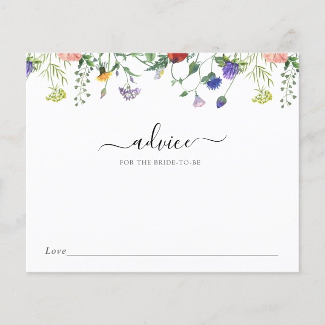 Wildbloms Fält Advice for Bride (Framsida)