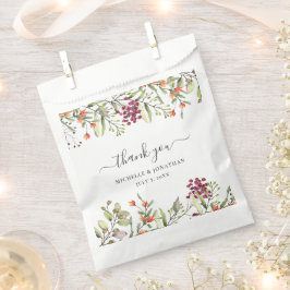 Wildbloms Meadow Bröllop Gift Favor Bag