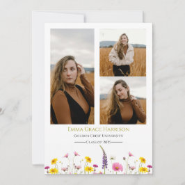 Wildbloms Studenten-meddelande med foton Meddelande