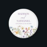 Wildbloms Vild Flower Blommigt Garden Wedding Magnet<br><div class="desc">Det här är Wildblommes Vild Flower Blommigt Garden Wedding Magnets!</div>
