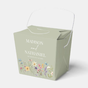 Wildbloms Vild Flower Blommigt Garden Wedding Presentaskar