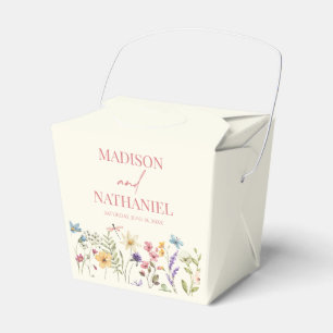 Wildbloms Vild Flower Blommigt Garden Wedding Presentaskar