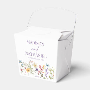 Wildbloms Vild Flower Blommigt Garden Wedding Presentaskar