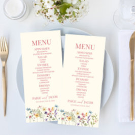 Wildbloms Vild Flower Blommigt Garden Wedmeds Food Meny
