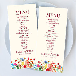 Wildbloms Vild Flower Blommigt Garden Wedmeds Food Meny