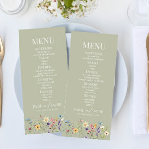 Wildbloms Vild Flower Blommigt Garden Wedmeds Food Meny
