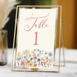 Wildbloms Vild Flowers Blommigt Garden Party Bordsnummer<br><div class="desc">Det här är ett Wildbloms Vild Flowers Blommigt Garden Party Bordsnummer!</div>