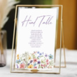 Wildbloms Vild Flowers Blommigt Garden Wedasop Hea Bordsnummer<br><div class="desc">Det här är en Wildbloms Vild Flowers Blommigt Garden Wedding Head Bord Sign w/Namn!</div>