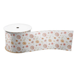 Wildblomsatin Ribbon, sommarblommor fält