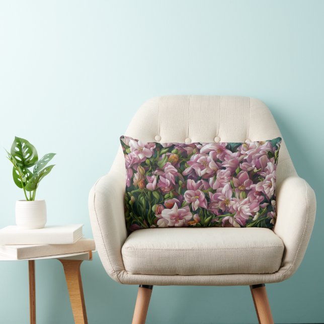 Wildblomsimpression Lumbarkudde (Stol)