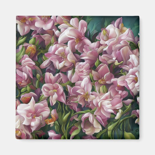 Wildblomsimpression Magnet (Framsidan)