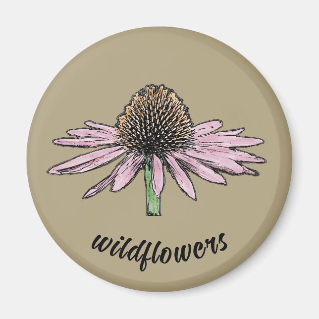 Wildblomsketch Magnet (Framsidan)