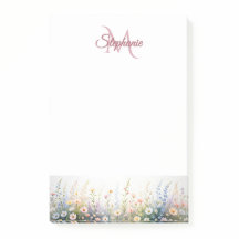 Wildblomskugga i Bloom Namn Monogram