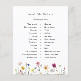 Wildblomskugga skulle hon hellre spela