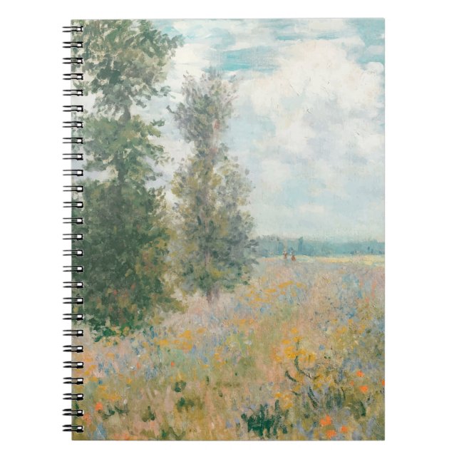 Wildblomsmidsommarintsionistisk bärbar dator anteckningsbok (Framsidan)