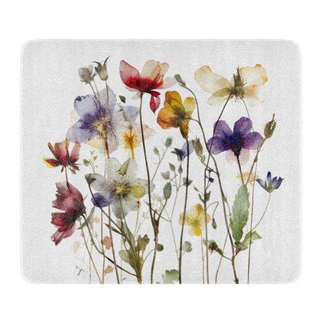 Wildblomssymfoni: Vibrant Watercolor Art (Framsidan)