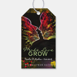 Wildblomster Gift Märkres Presentetikett