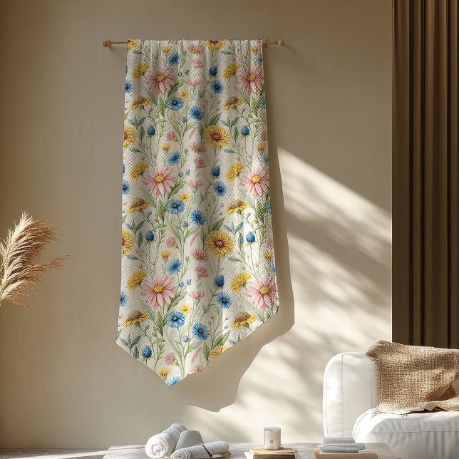Wildblomster Throw A Dreamy Gift for Women Fleecefilt (Wildflower Throw A Dreamy Gift for Women)