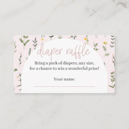 Wildblomsterbabyskor Förvrängningskort Tilläggskort