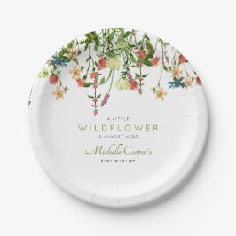 Wildblomsterbabyskor Pappra Tallrikar