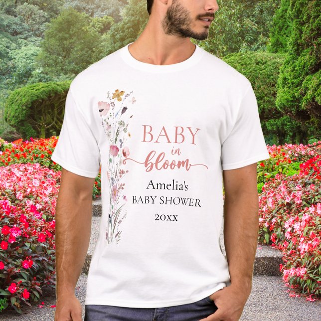 Wildblomsterbabyskor T Shirt (Skapare uppladdad)