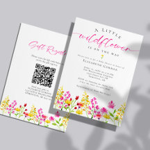 Wildblomsterbabyvisningsregistrets QR-kod 2 vid si