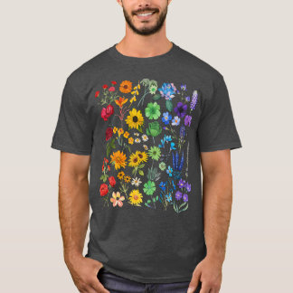 Wildblomsterblommans blomsterPride Lgbt T Shirt