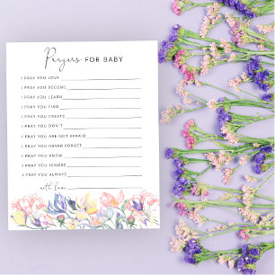 Wildblomsterdusch Prayers för baby