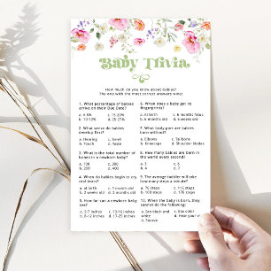 Wildblomsterduschtrivia-spel