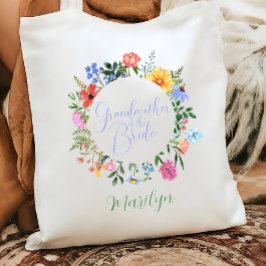 Wildblomsterfarmor i Bride Bröllop Tygkasse