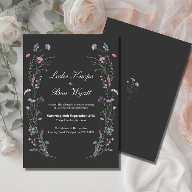 Wildblomsterinbjudan WF1 Inbjudningar (Skapare uppladdad)