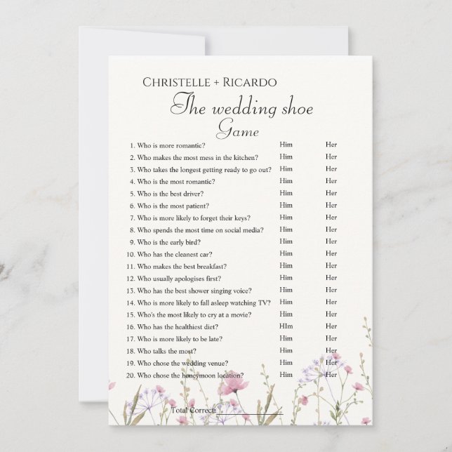 Wildblomsterjokerspelskort Meddelande (Framsida)