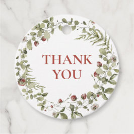 Wildblomsterjordgubbskläder, sommarstuga, Tack Gåvor Etiketter