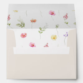Wildblomsterminimalistisk elegant
