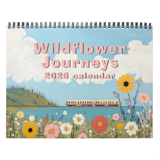 Wildblomsterresor 2026 FolArt Wall Calendar Kalender (Omslag)