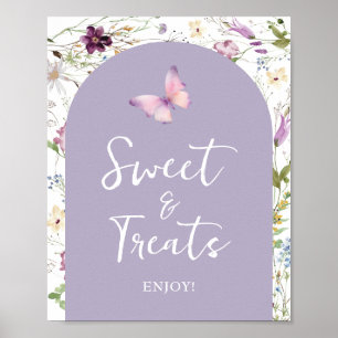 WildblomsterVild ONE Butterfly Sweet & Treats Poster