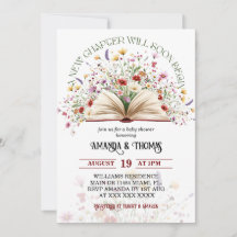 Wildblomstorybook New Chapter Baby Shower